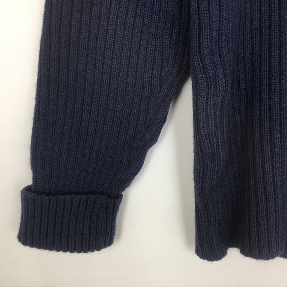 Vintage Brigade Quartermasters Woolly Pully Sweater Blue 100% Pure New Wool - Picture 5 of 10
